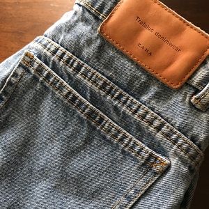 High Waisted Zara Trafaluc denim shorts